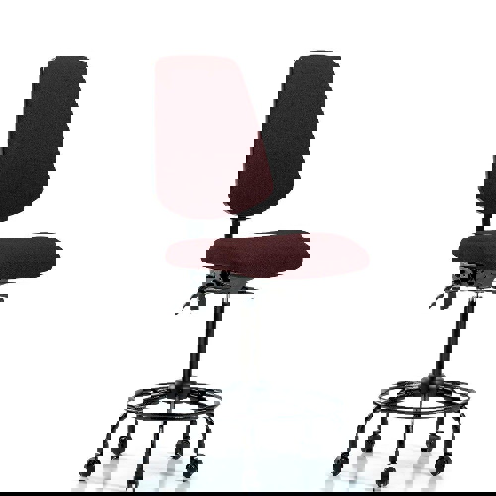 Task Chair: Olefin, Burgundy